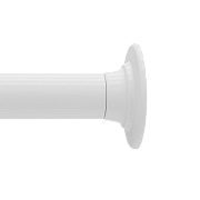 Угловой карниз для ванной комнаты, белый, IDDIS, 040A200I14