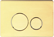 Клавиша смыва, 02 Brushed gold, CETUS, 02BGCS