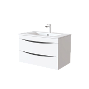 Тумба с умывальником, подвесная, 80 см, белая, Cloud, IDDIS, CLO80W0i95K Тумба с умывальником, подвесная, 80 см, белая, Cloud, IDDIS, CLO80W0i95K