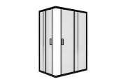 Душевая кабина Классик Universal PRO BLACK 1200*800 (стекла прозрачные) Душевая кабина Классик Universal PRO BLACK 1200*800 (стекла прозрачные)