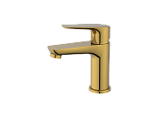 Смеситель для умывальника, Alba Brushed Gold, CETUS, CSABGS128GY Смеситель для умывальника, Alba Brushed Gold, CETUS, CSABGS128GY