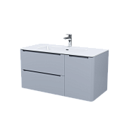 Тумба с умывальником, подвесная, 100 см, светло-серый, Edifice, IDDIS, EDI10L0i95K Тумба с умывальником, подвесная, 100 см, светло-серый, Edifice, IDDIS, EDI10L0i95K