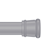 Карниз для ванной комнаты, 110-200 см, серый, IDDIS, SRC0120i14