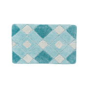 Коврик для ванной комнаты с геометрическим рисунком, 50*80 см, микрофибра, P05M580i12, IDDIS
