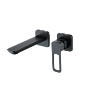 Встраиваемый смеситель для умывальника, черный матовый, Slide, IDDIS, SLIBL00i65