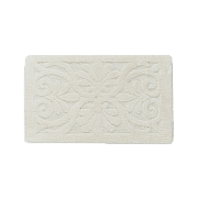 Коврик для ванной комнаты белого цвета, 50*80 см, микрофибра, B06M580i12, IDDIS