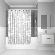 Штора для ванной комнаты, 200*180 см, Silver Gauze, IDDIS, 341P20RI11