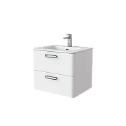 Тумба с умывальником, подвесная, 60 см, белая, Brick, IDDIS, BRI60W0i95K Тумба с умывальником, подвесная, 60 см, белая, Brick, IDDIS, BRI60W0i95K