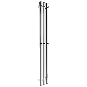 Полотенцесушитель Inaro Р120*6*12 профильный, хром, арт.INR-PR-120*6