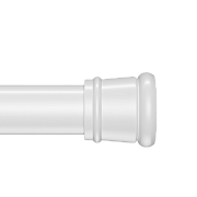 Карниз для ванной комнаты, 110-200 см, белый, IDDIS, SRW0120i14